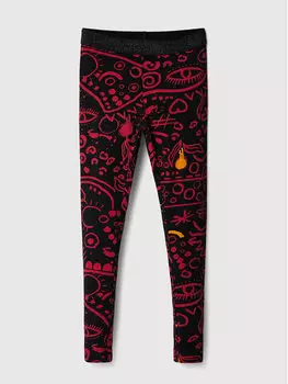 Леггинсы узкого кроя Desigual, черный
