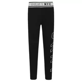 Леггинсы узкого кроя Dkny, черный