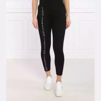 Леггинсы узкого кроя Ea7, черный