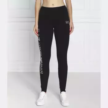 Леггинсы узкого кроя Ea7, черный