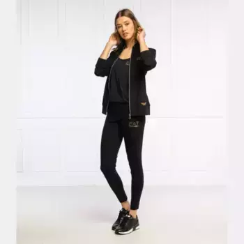 Леггинсы узкого кроя Ea7, черный