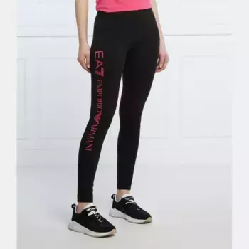 Леггинсы узкого кроя Ea7, черный