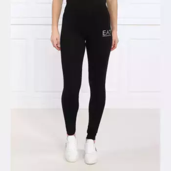 Леггинсы узкого кроя Ea7, черный