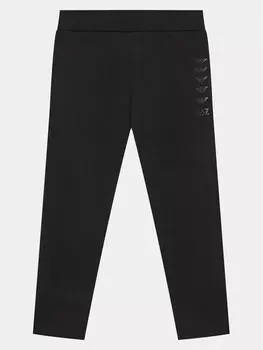 Леггинсы узкого кроя Ea7 Emporio Armani, черный