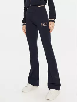 Леггинсы узкого кроя Ea7 Emporio Armani, синий