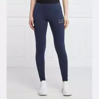 Леггинсы узкого кроя Ea7, синий