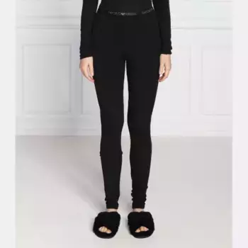 Леггинсы узкого кроя Emporio Armani, черный