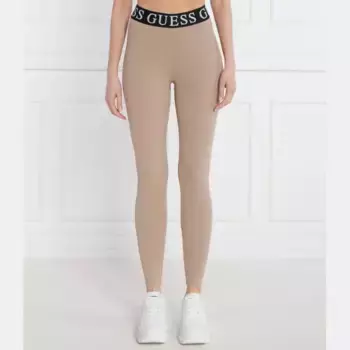 Леггинсы узкого кроя Guess, бежевый