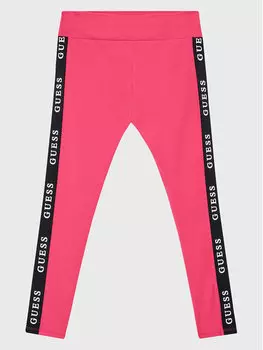 Леггинсы узкого кроя Guess, розовый