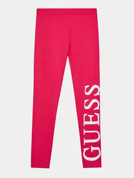 Леггинсы узкого кроя Guess, розовый