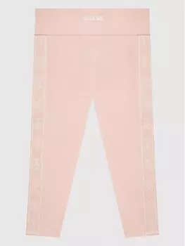 Леггинсы узкого кроя Guess, розовый