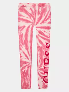 Леггинсы узкого кроя Guess, розовый