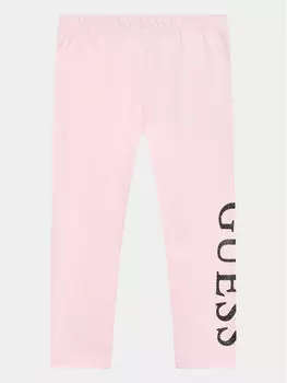 Леггинсы узкого кроя Guess, розовый