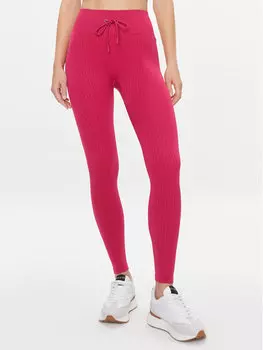 Леггинсы узкого кроя Guess, розовый