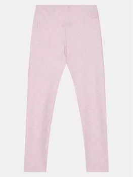 Леггинсы узкого кроя Guess, розовый
