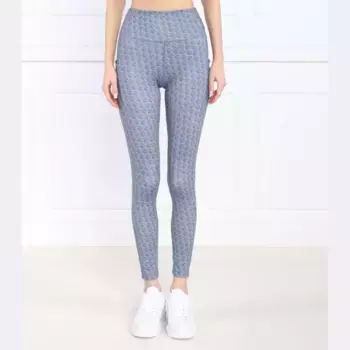 Леггинсы узкого кроя Logomania Guess, синий