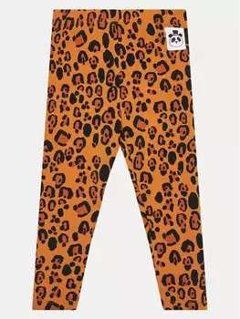 Леггинсы узкого кроя Mini Rodini, коричневый