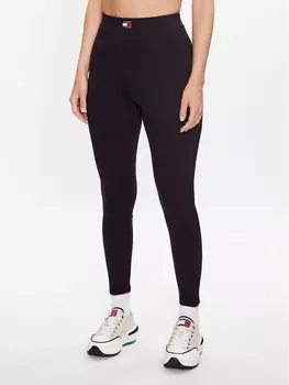 Леггинсы узкого кроя Tommy Jeans, черный