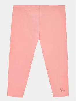 Леггинсы узкого кроя United Colors Of Benetton, розовый