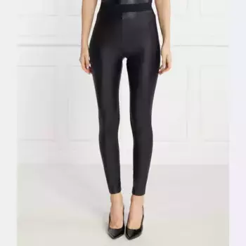 Леггинсы узкого кроя Versace, черный
