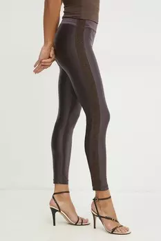 Леггинсы Versace Jeans Couture, коричневый