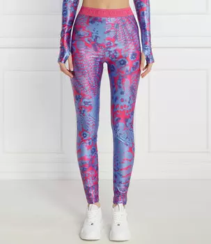 Леггинсы Versace Jeans Couture Slim Fit, синий