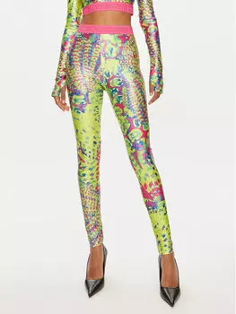 Леггинсы Versace Jeans Couture, желтый
