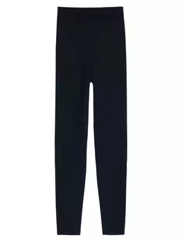 Леггинсы Victoria Beckham в рубчик, черный