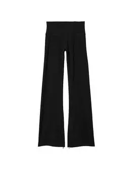 Леггинсы Victoria's Secret Cotton High-Waist Flare, черный