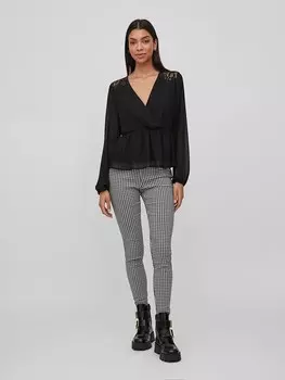 Леггинсы Vila, черный/белый