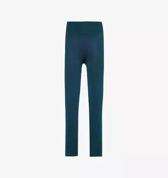 Леггинсы Vital shine с текстурой, зауженные книзу, средней посадки, из эластичной ткани Gymshark, бирюзовый