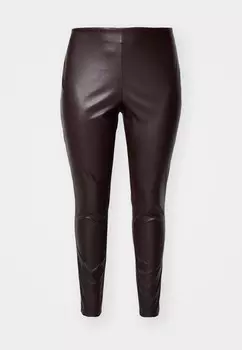 Леггинсы VMCCIFF Leggings Vero Moda Curve, темно-коричневый