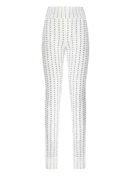 Леггинсы в клетку Genny, белый