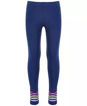 Леггинсы в красочную полоску для маленьких девочек Epic Threads, синий
