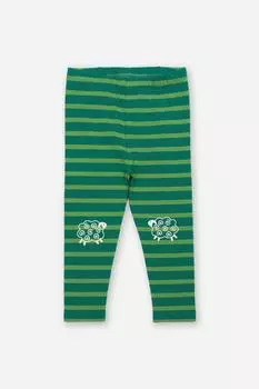 Леггинсы в полоску Sheepy Kite, зеленый