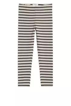 Леггинсы в рубчик Arket, белый