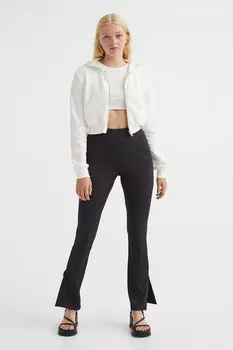 Леггинсы в рубчик H&amp;M, черный