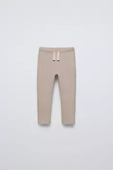 Леггинсы в рубчик однотонные ZARA, лед