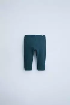 Леггинсы в рубчик ZARA, цвет duck blue