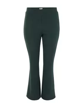 Леггинсы WE Fashion Flared Leggings, темно-зеленый