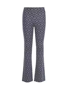 Леггинсы We Fashion, темно-синий/белый