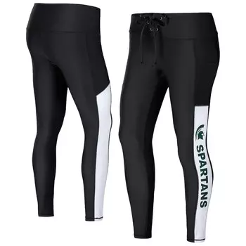 Леггинсы WEAR by Erin Andrews Michigan State Spartans, черный