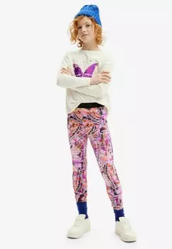 Леггинсы WINGS Leggings Desigual, розовый