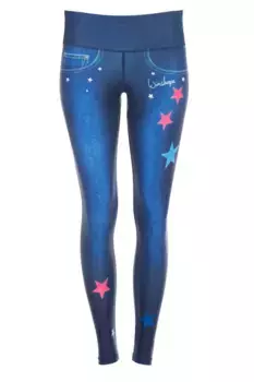 Леггинсы Winshape "AEL102-Jeans", с легким компрессионным эффектом, синий
