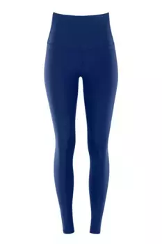 Леггинсы Winshape "Functional Comfort HWL117C", с V-образной аппликацией и центральным поясом, синий