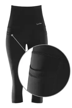 Леггинсы Winshape "-Functional Comfort HWL215C", высокая талия и практичные карманы, черный