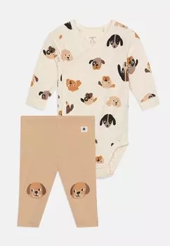 Леггинсы WRAP DOGS UNISEX SET Lindex, цвет light beige