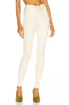Леггинсы Year Of Ours Ribbed Football Legging, цвет Bone