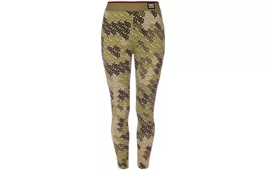 Леггинсы женские Burberry, зеленый