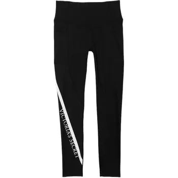 Леггинсы женские черные с логотипом Victoria'S Secret